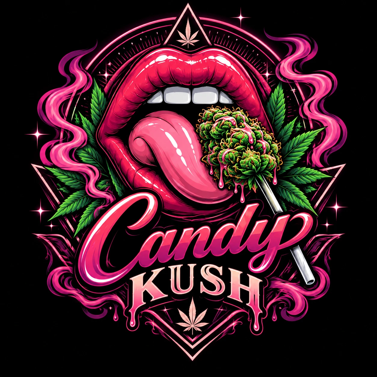 Hemp Illustrations: Candy Kush