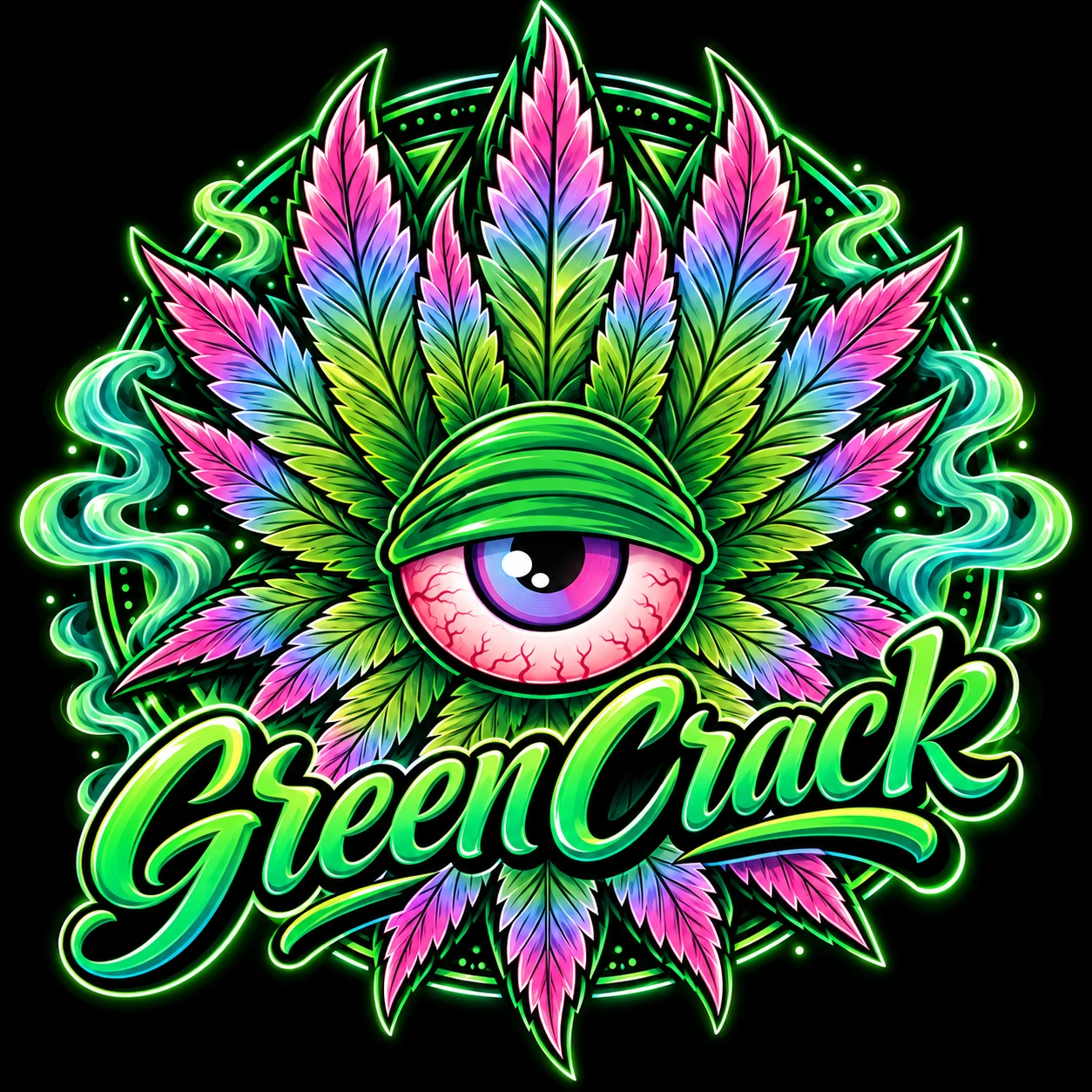 Hemp Illustrations: Green Crack