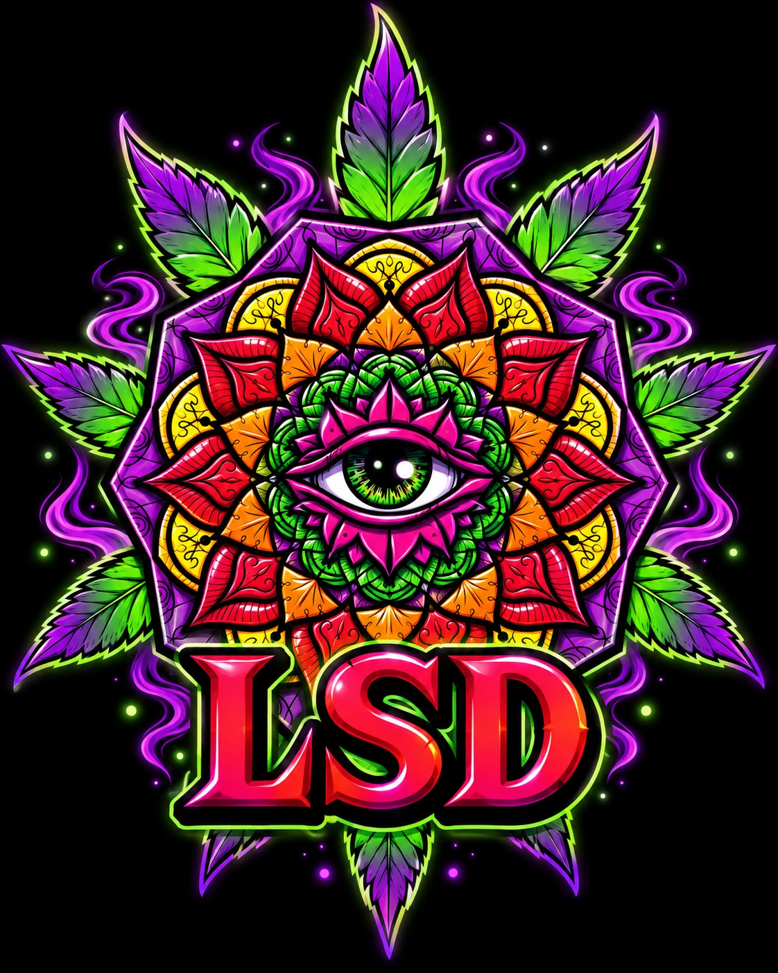 Hemp Illustrations: LSD