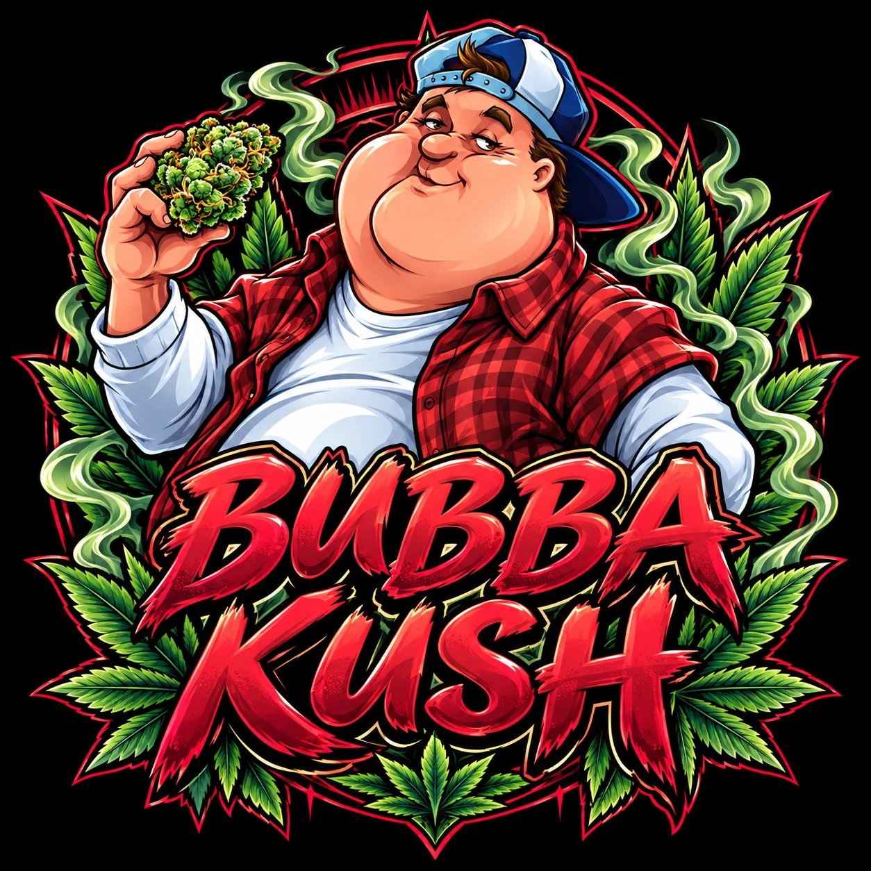 Hemp Illustrations: Bubba Kush