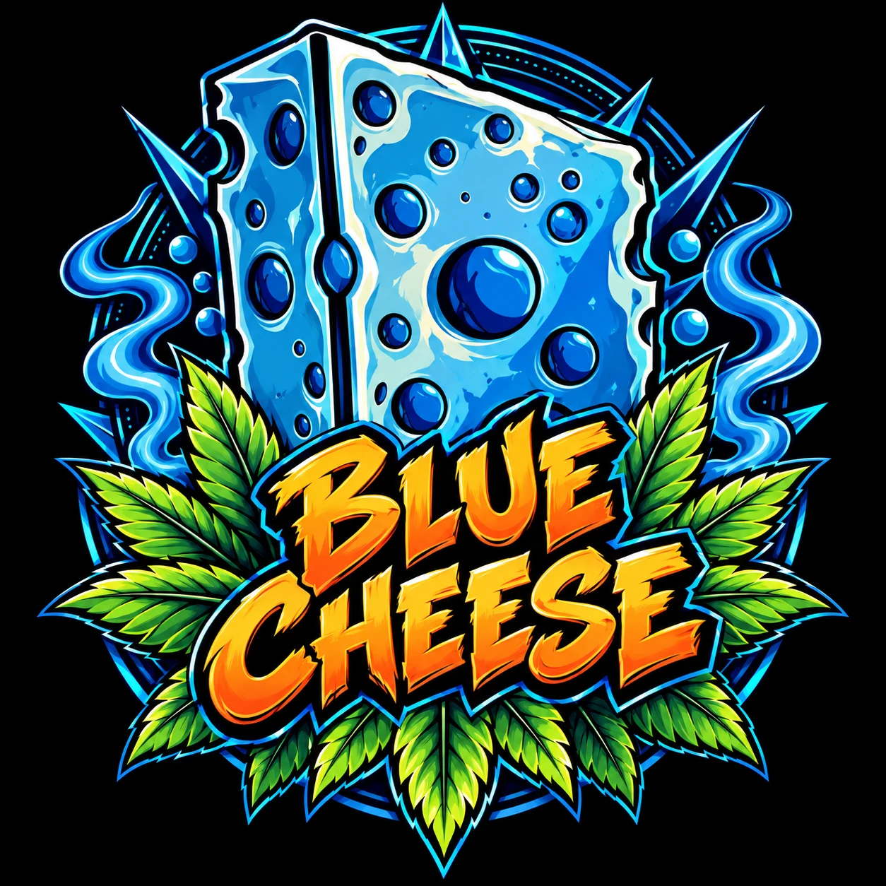 Hemp Illustrations: Blue Cheese