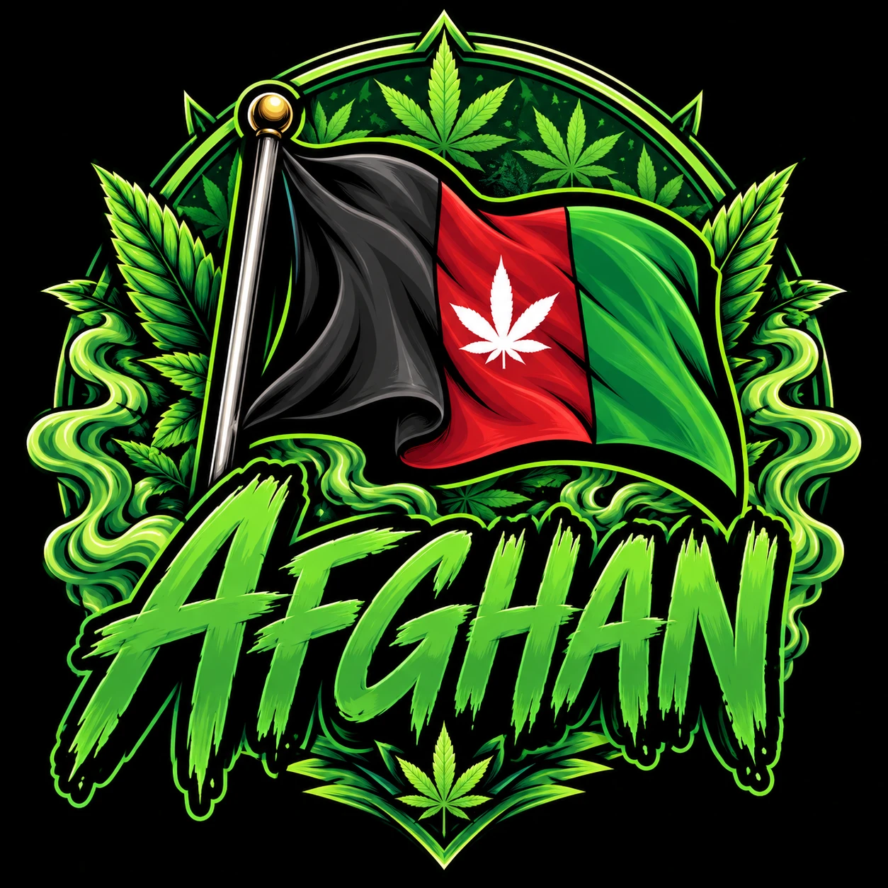Hemp Illustrations: Afghan