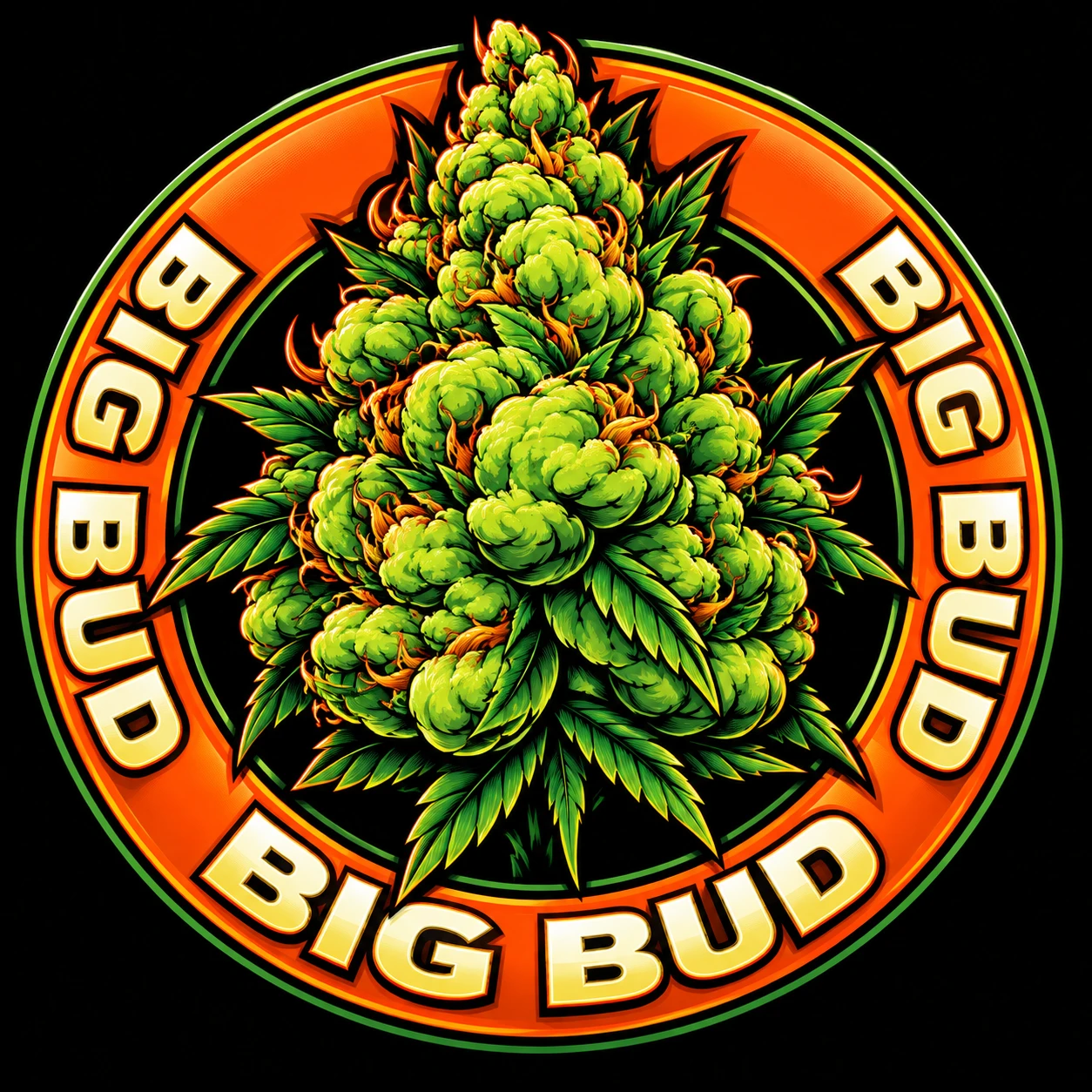 Hemp Illustrations: Big Bud