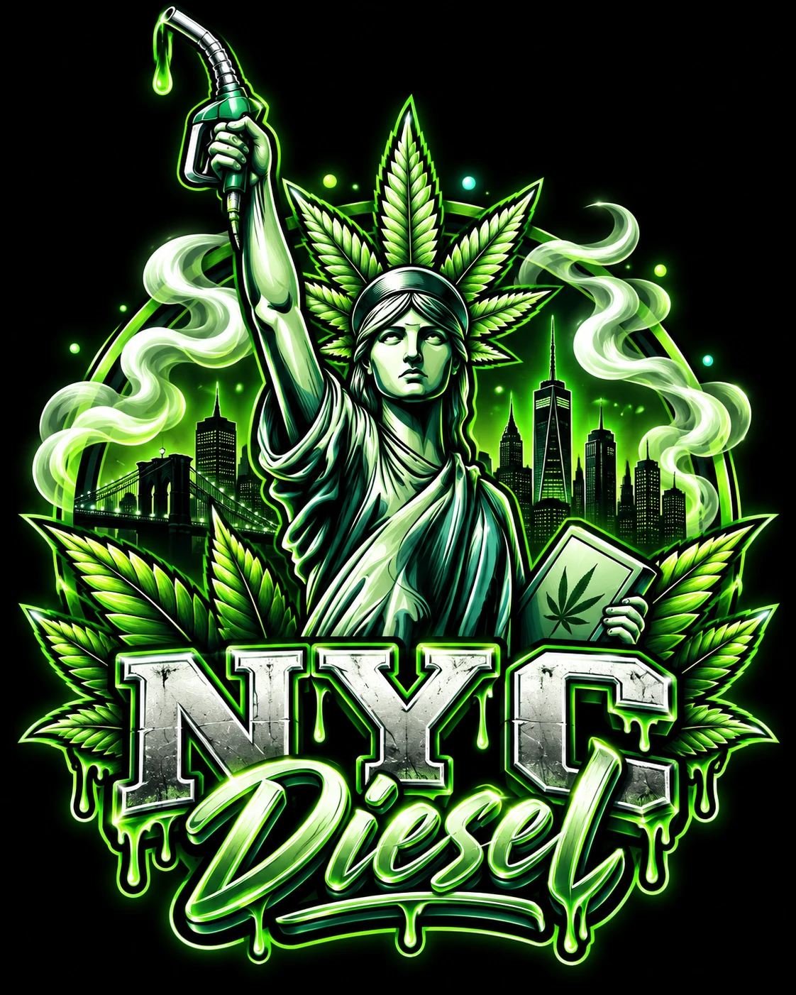 Hemp Illustrations: NYC Diesel