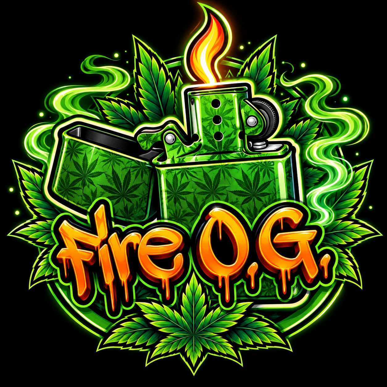 Hemp Illustrations: Fire OG